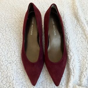 Stuart Weitzman Burgundy Pumps